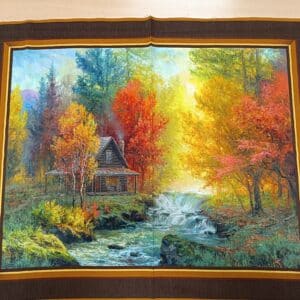 Panel paisaje de otoño