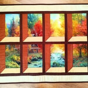 Patrón Quilt Ventana de otoño