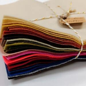 Fieltro vegano pack 28 colores