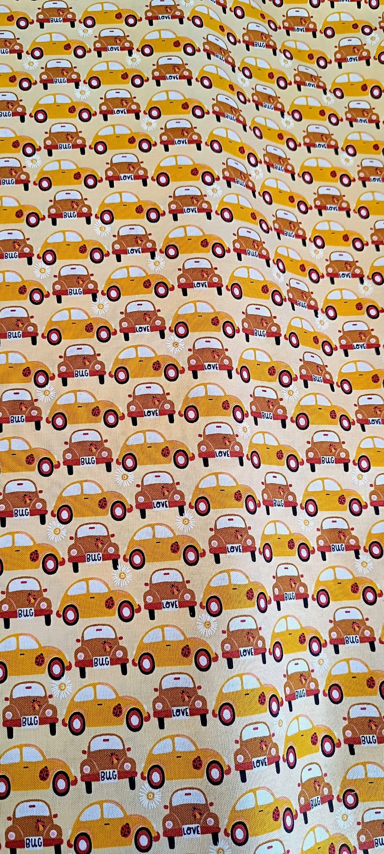 Tela Coches "escarabajo"